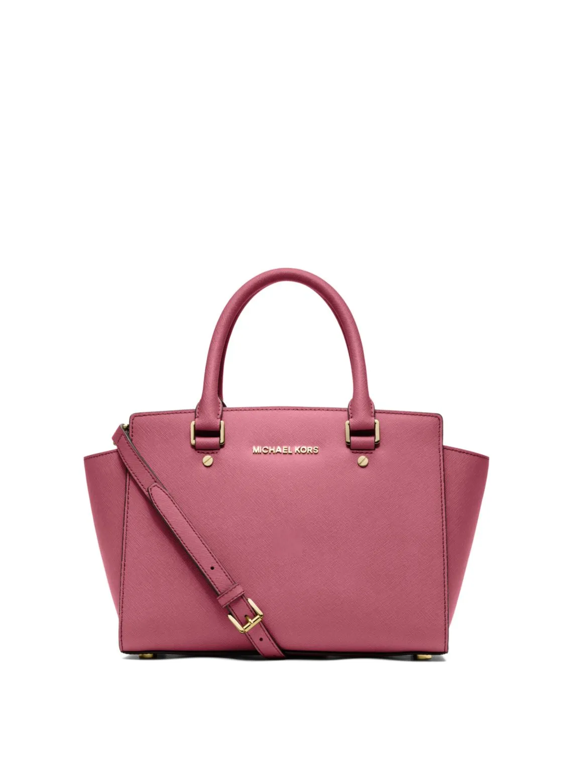 Selma Saffiano Leather Medium Satchel