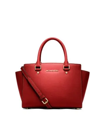 Selma Saffiano Leather Medium Satchel