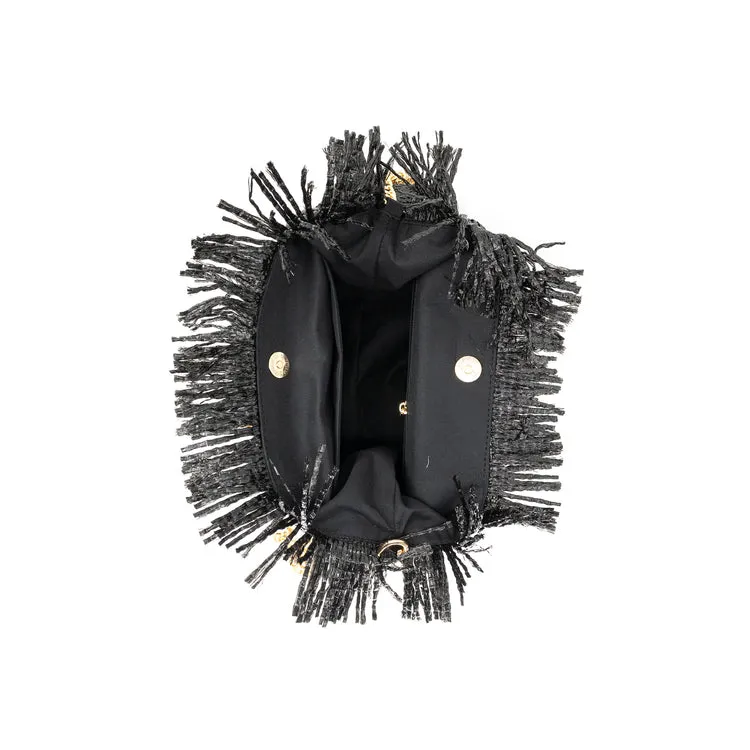 Straw Clutch Crossbody