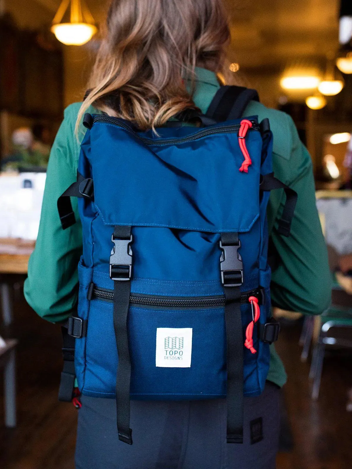 Topo Designs Rover Pack Blue Black