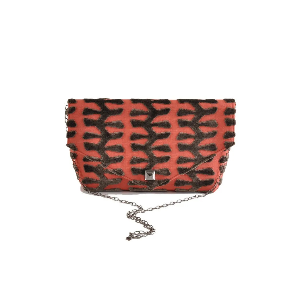 Totem Coral envelope clutch