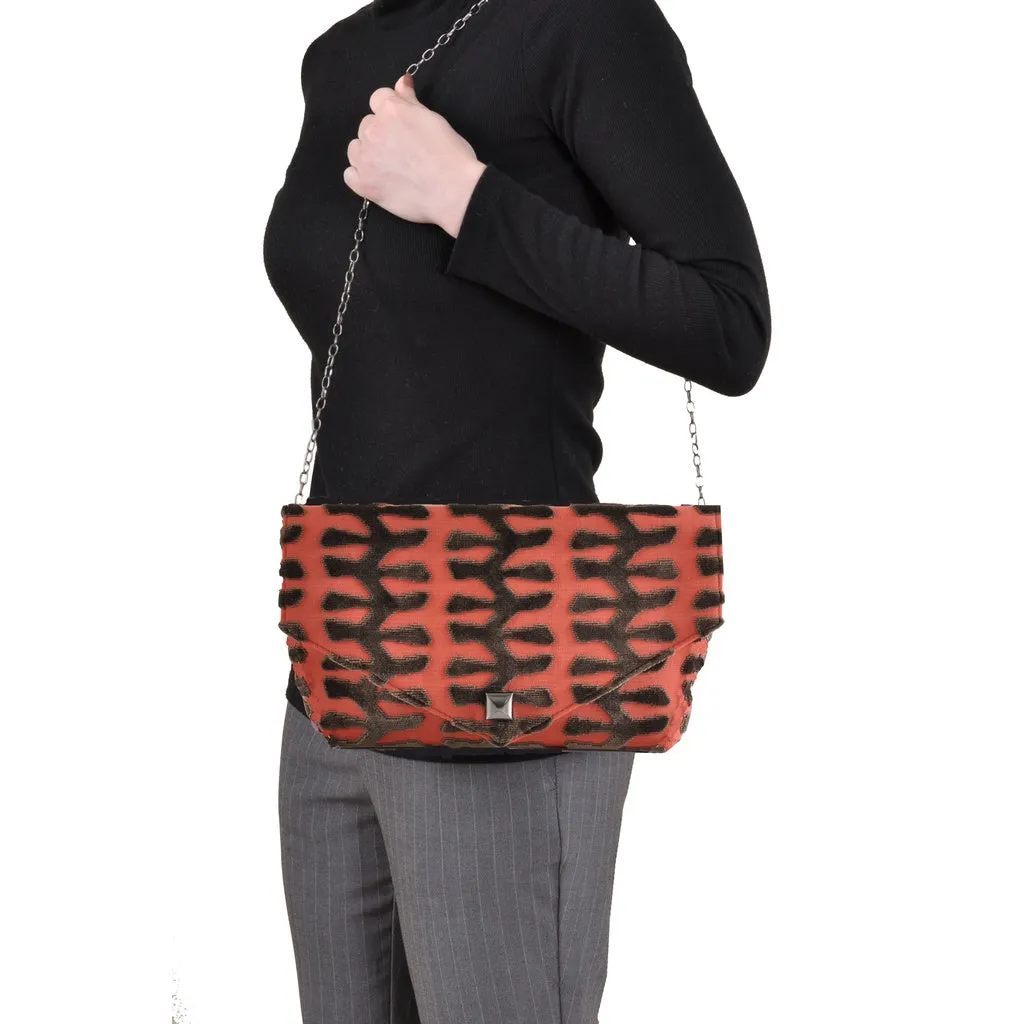 Totem Coral envelope clutch