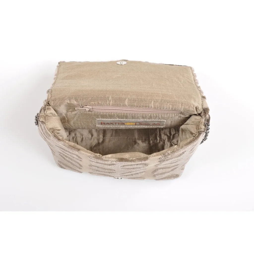 Totem Taupe square clutch