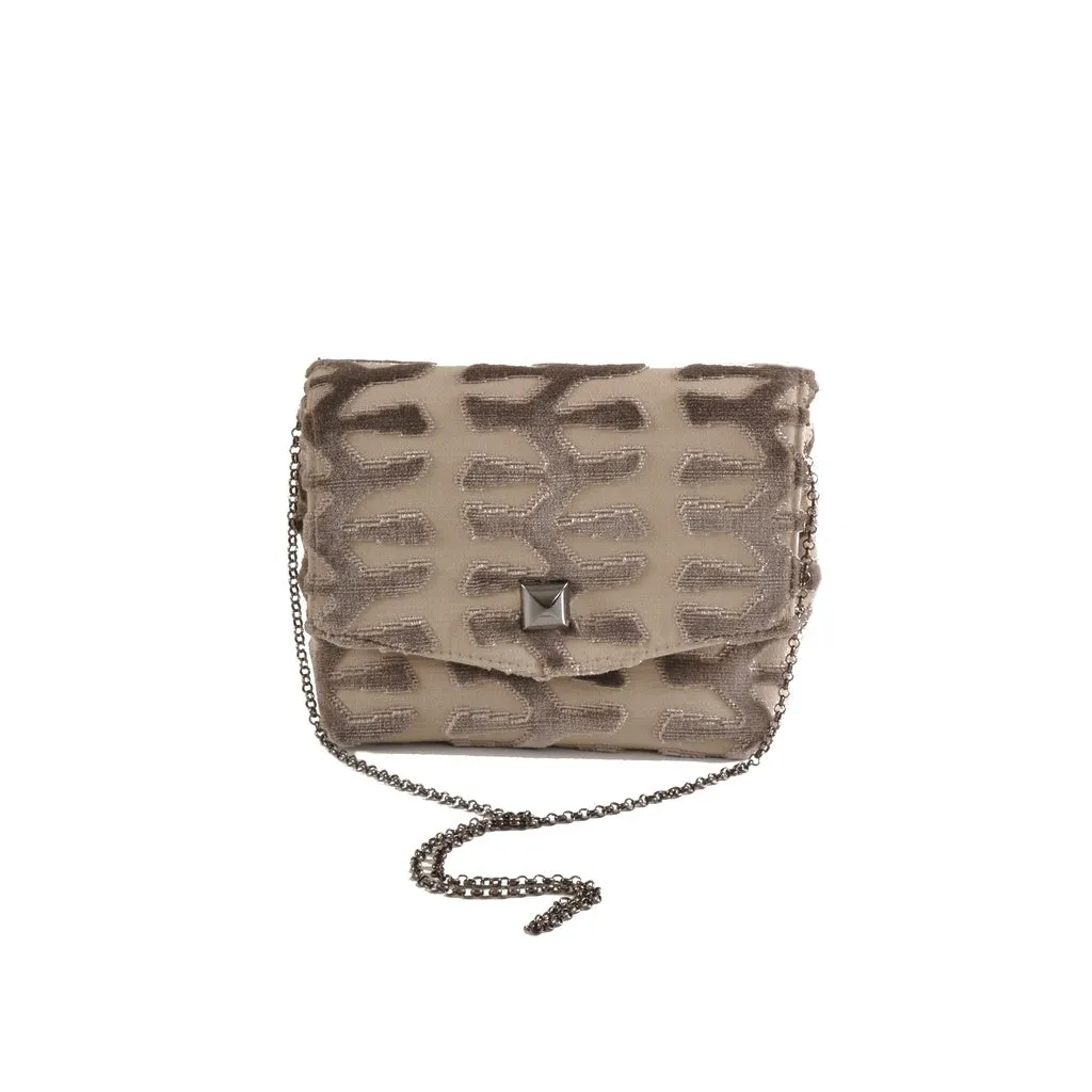 Totem Taupe square clutch
