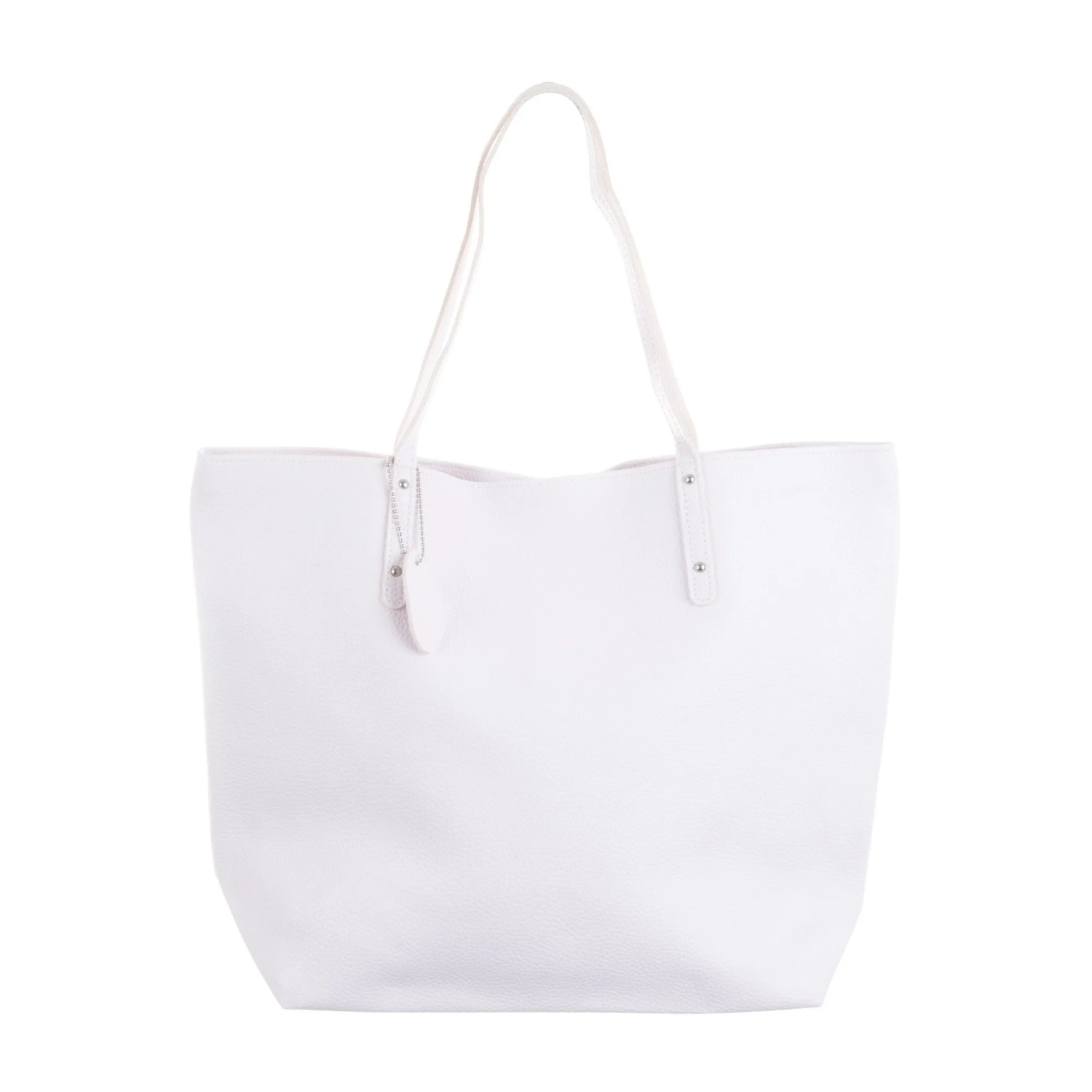 Vegan Leather Bucket Handbag