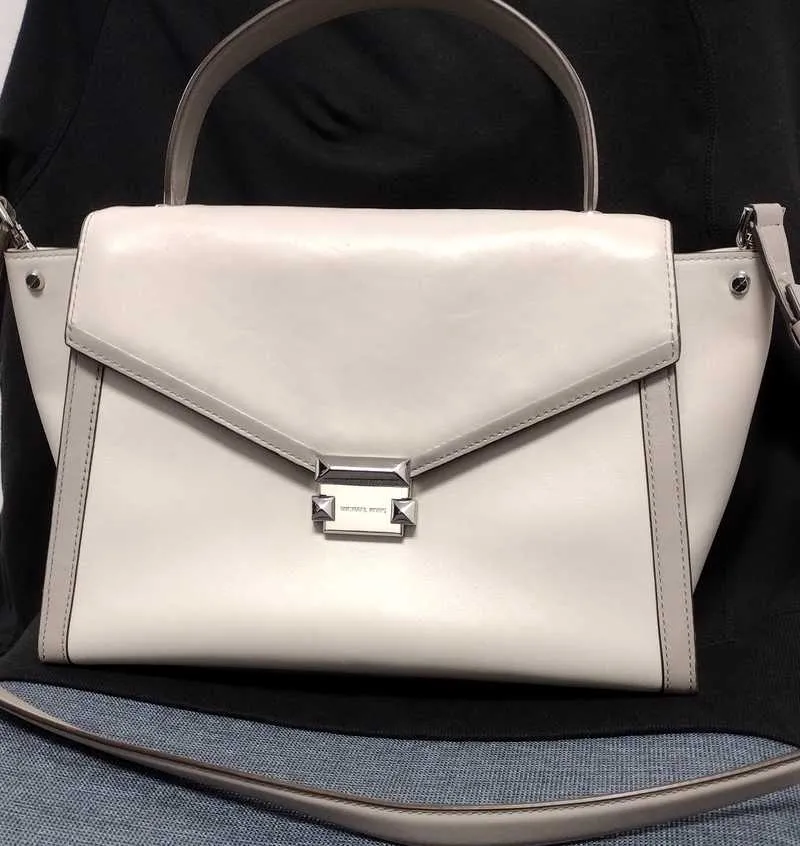 Whitney Large Leather Satchel