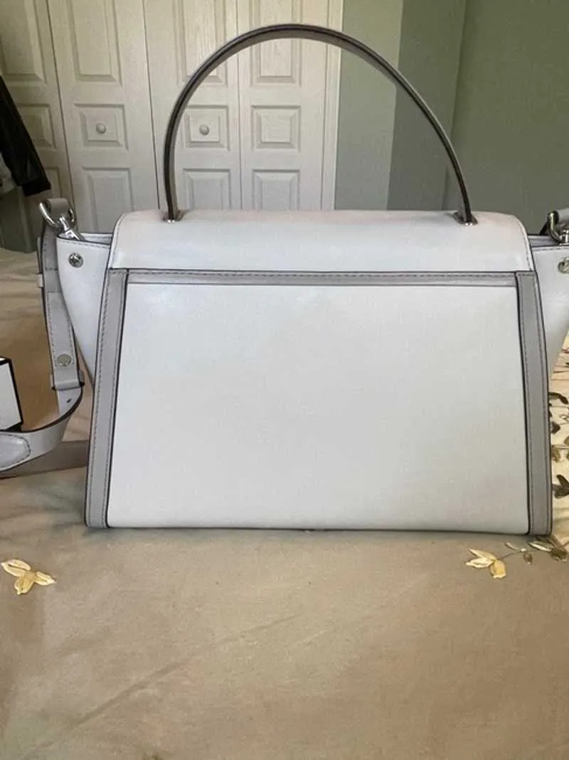Whitney Large Leather Satchel